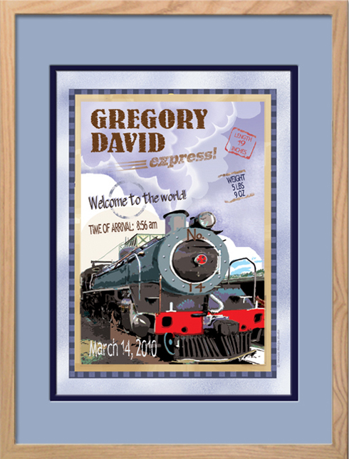 Classic Prints 16x20 - Train