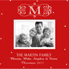 Photo Frames - Monogrammed: Christmas Red with White Pindots